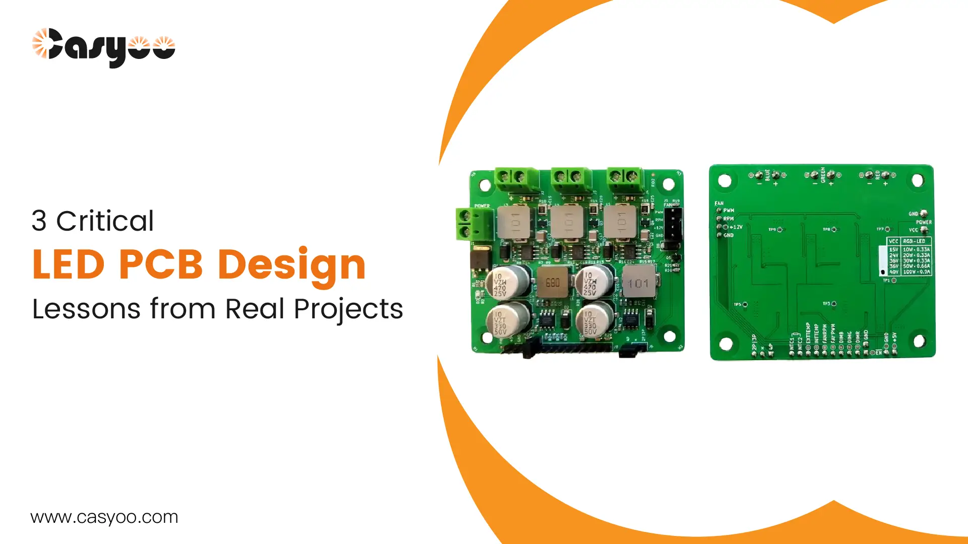 3 Critical LED PCB Design Lessons from Real Projects