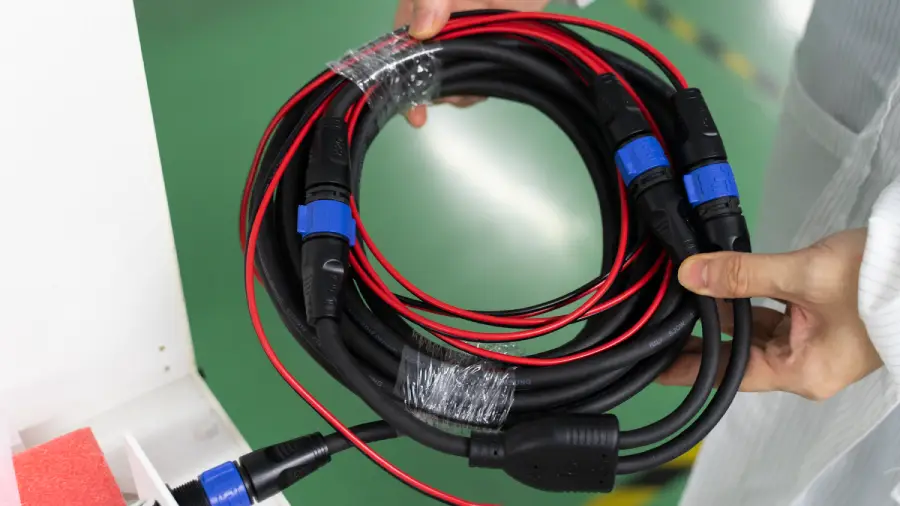 Power supply cable management