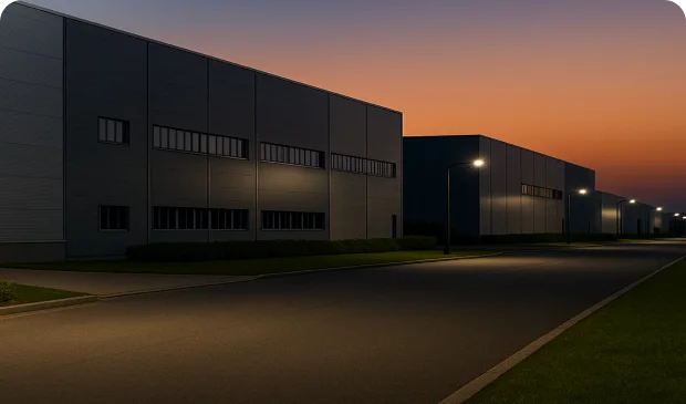 Casyoo Helios One 120W Solar Street Light Project for a Southeast Asian Industrial Park