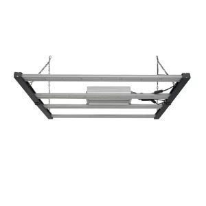 480w spider led grow light SP002 underside view showing multi-bar frame and Meanwell driver.