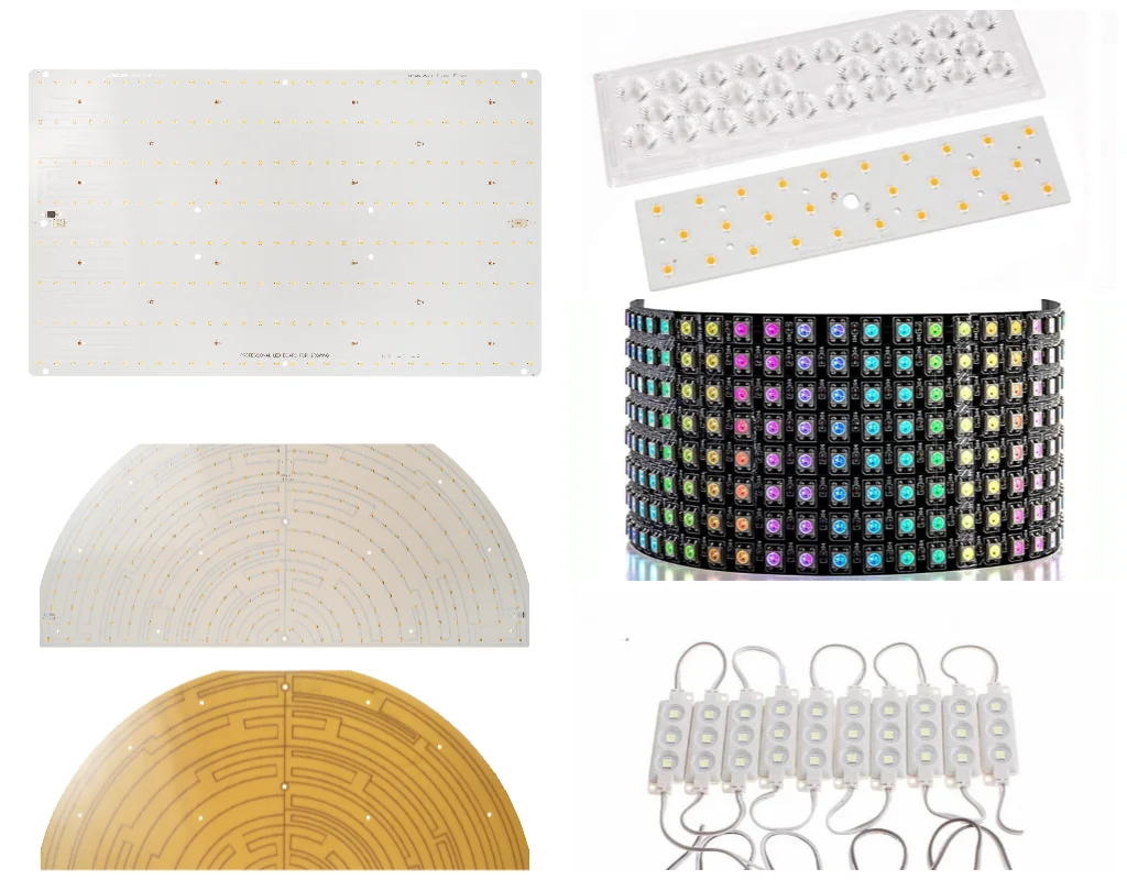 Main types of LED PCBs
