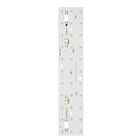Rectangular LED PCB for panel lights and troffer lights