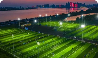 Stadium lights used for sport ground
