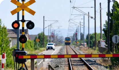 Railway warning signal PCB for crossing safety lights