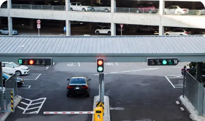Parking signal PCB for access control areas