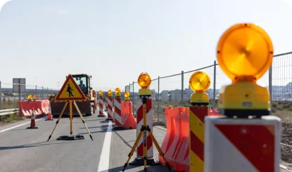 Warning beacon PCB for road construction zones