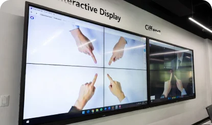 LED backlight PCB for interactive conference display panels and large touch screens