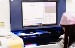 AOI inspection for LED PCB assembly quality control