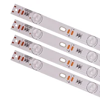 Linear LED backlight PCB strip for LCD displays and light box modules