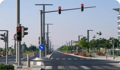 Traffic light PCB for road intersections