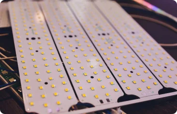 LED PCB manufacturing materials including aluminum PCB, FR4 PCB, ceramic PCB, and flexible LED PCB